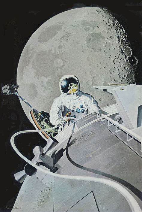 Apollo 15 Lmp Jim Irwin Against A Dramatic Backdrop Of The Moon As