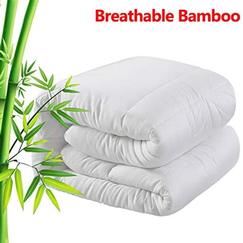 Breathable Bamboo Twin Size Comforter 1800 High Thread Count Soft