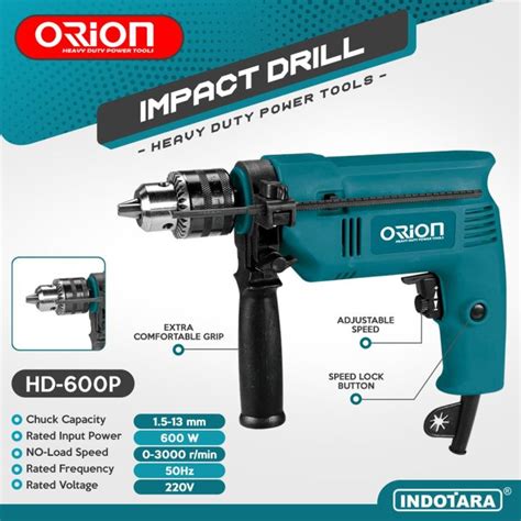 Mesin Bor Impact Drill Listrik Orion Hd P Lazada Indonesia