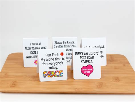 5pk Funny Desk Signs, Plastic Tent Style, Free Shipping - Etsy