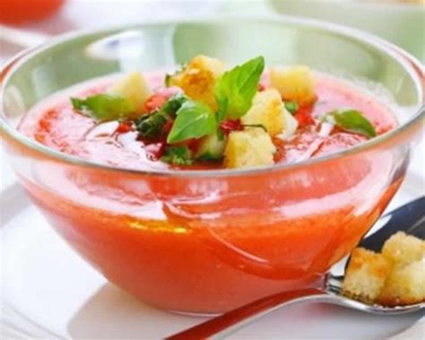 Gaspacho Andalou Au Thermomix Recette De Gspacho Au Thermomix