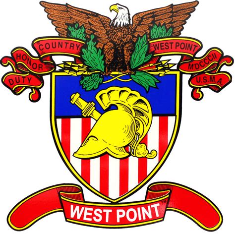 West Point Crest Clear Decal Usamm