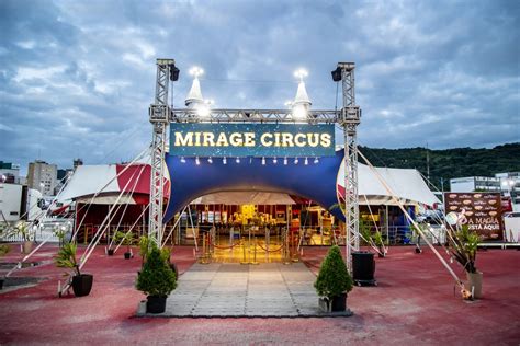 Joinville vem pro circo Mirage Circus é a grande atração da cidade