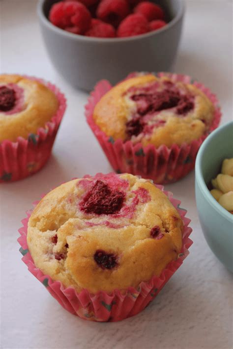 Raspberry And White Chocolate Muffins Bargain Mums