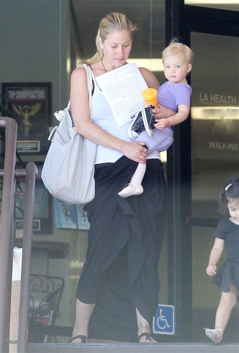 Christina Applegate and her daughter Sadie stopping by a Health And ...