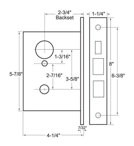 HEAVY DUTY STAINLESS STEEL MORTISE LOCK SERIES Lockwood Industries Inc