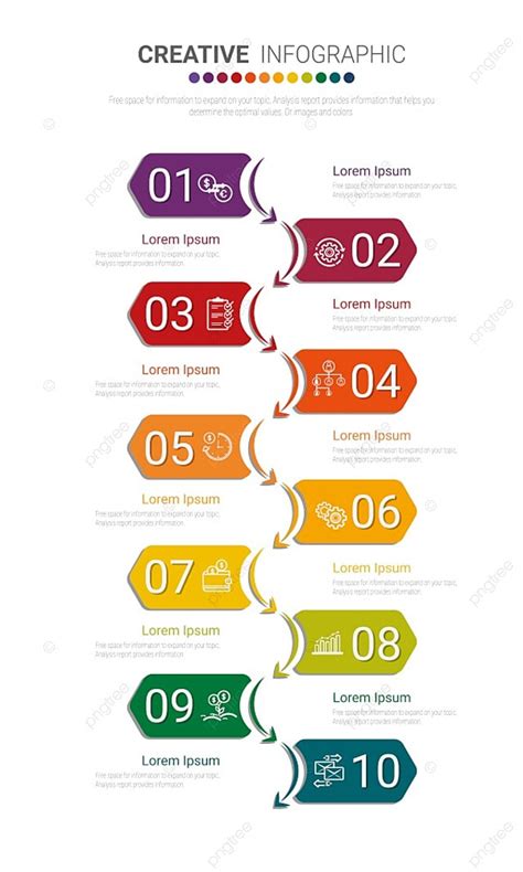 Infographic Design Template With Numbers Option Can Be Used For