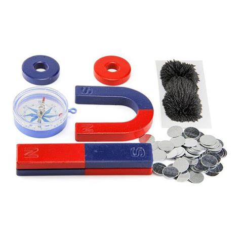 Conjunto de Imãs para estudo sobre magnetismo