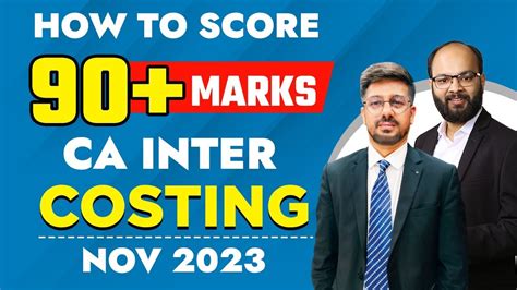 How To Score Marks In Ca Inter Costing How To Score Good Marks In