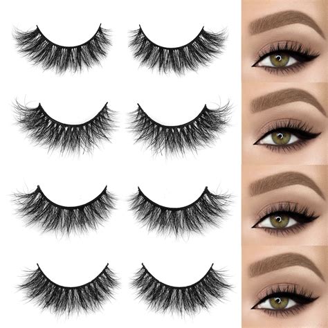 Sy Lashes Mm D Real Mink Lashes Natural Look Cat Eye False Eyelashes