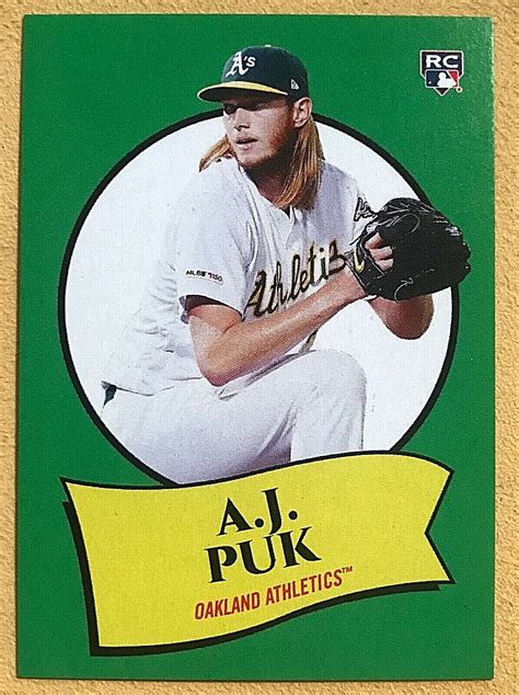 2020 Topps 582 Montgomery Club Set 3 AJ PUK RC 12 Oakland A S Athletics