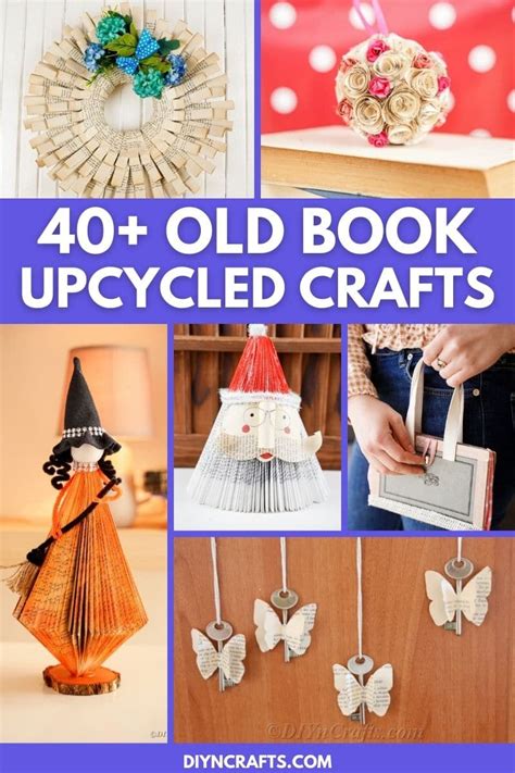 Old Book Crafts And Decorating Ideas Diy Crafts