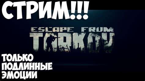 СТРИМ!!! - ЭСКЕЙП ФРОМ ТАРКОВ - YouTube