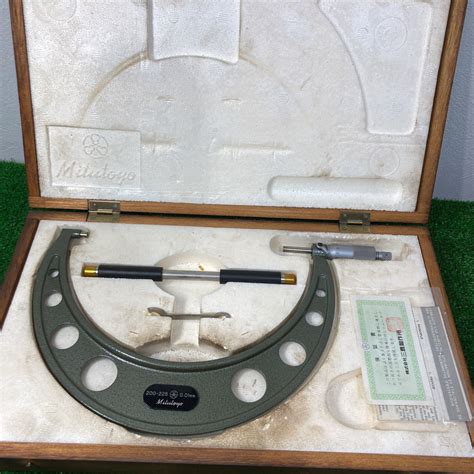 Micrometer Om Mitutoyo Mm Measured Instruments Used Ebay