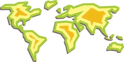 Modern World Map PNG Transparent Images Free Download | Vector Files | Pngtree