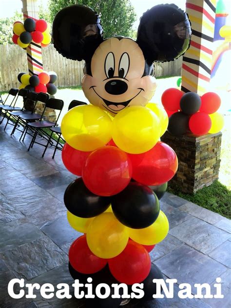 Balloon Decoration Mickey Decoracion Globo Mickey Mickey Mouse