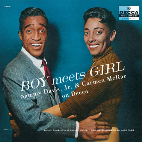 Sammy Davis Jr And Carmen McRae Boy Meets Girl Vinyl LP Album