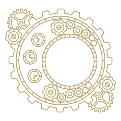 Steampunk Decoration Style Frame Png And Svg Design For T Shirts