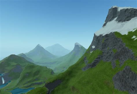 Fantasy Mountain Landscape : r/roblox