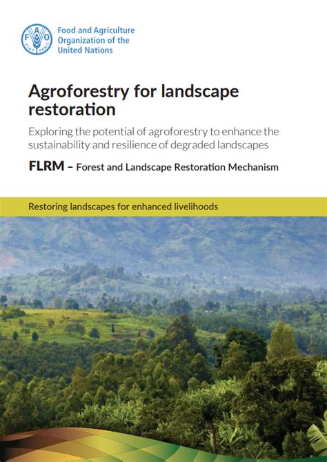 Fao Sfm Tool Detail Agroforestry For Landscape Restoration