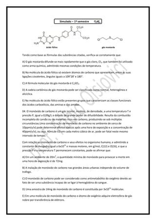 Simulado Qu Mica Pdf