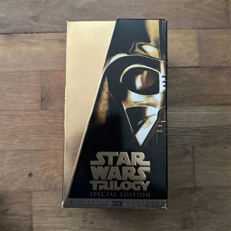 Star Wars Trilogy Special Edition Thx Vhs Video Gold Boxed Set