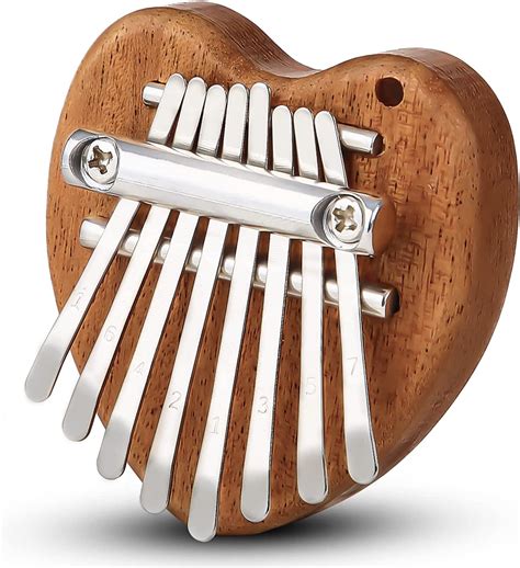 Pack Mini Kalimba Thumb Piano Keys Wooden