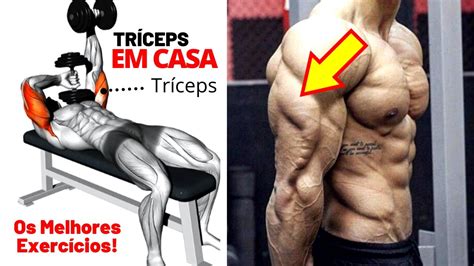 Os 5 Melhores Exercícios De TrÍceps Para Fazer Em Casa Treino De Tríceps Em Casa Youtube