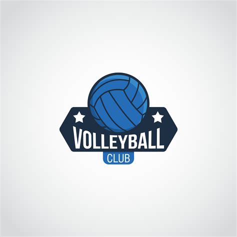 Volleyball Logo Design Vector Suitable For Your Volleyball Team Logo