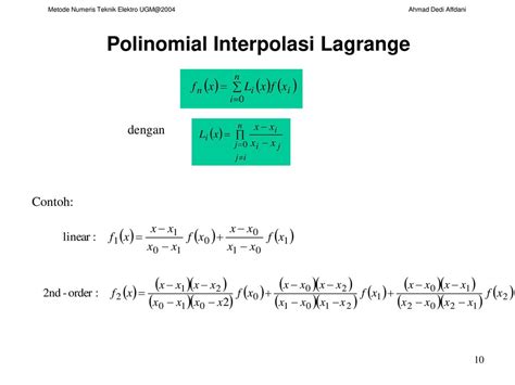 Chapter 18 Interpolasi Ppt Download