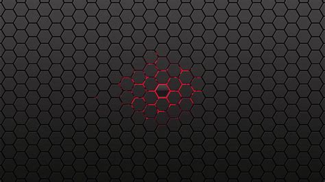 HD wallpaper: backgrounds, black, center, Honeycomb, lines, red ...