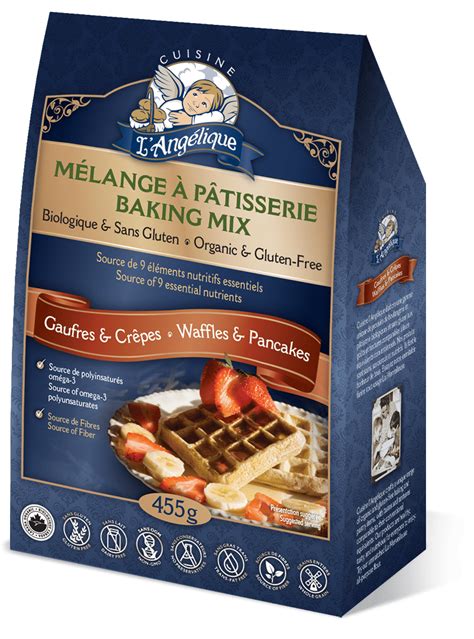 Mélange à Gaufres et Crêpes sans gluten Boulangerie LAngélique