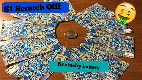 1 Scratch Off Kentucky Lottery YouTube