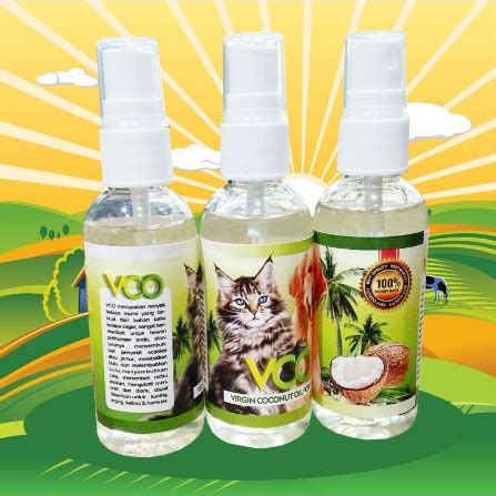 Jual VCO SPRAY 60 Minyak VCO Obat Jamur Scabies Diare Koreng Kucing