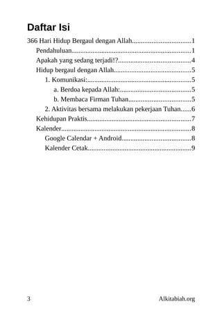 Hari Hidup Bergaul Dengan Allah Pdf