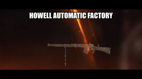 Battlefield 1 Howell Automatic Factory Youtube