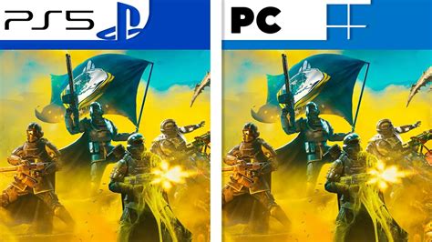 Helldivers 2 Ps5 Vs Pc Comparison