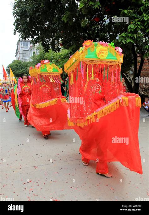 Chinese people of Miao ethnic group take part in the Firecracker ...