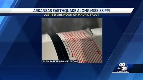 An Earthquake Hit The New Madrid Fault Line Along The Mississippi River