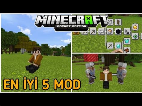 MCPE Survival da İşinize Yarayacak 5 En İyi Mod eklenti YouTube