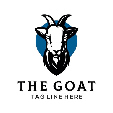 Goat Logo Template Premium Vector