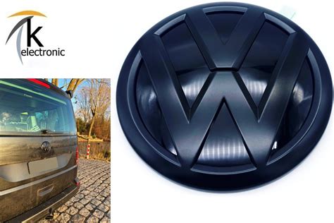 Vw T Emblem Matt Schwarz Hinten Heckklappe K Electronic