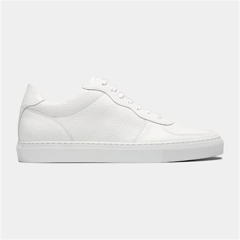 Men's All White Leather Tennis Shoes Deals | bellvalefarms.com