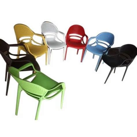 With Hand Rest Arms Designer Plastic Chair At Rs In Mumbai Id