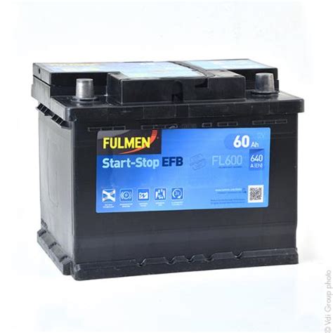 Batterie Voiture Fulmen Start Stop Efb Fl V Ah A Batterie