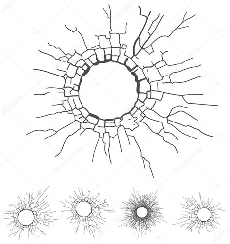 How To Draw A Bullet Hole