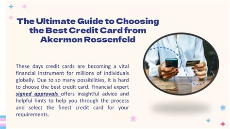 Ppt The Ultimate Guide To Choosing The Best Credit Card From Signed