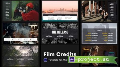 Videohive Film Credits Project For After Effects