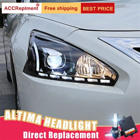 Pcs Led Headlights For Nissan Altima Led Car Lights Angel