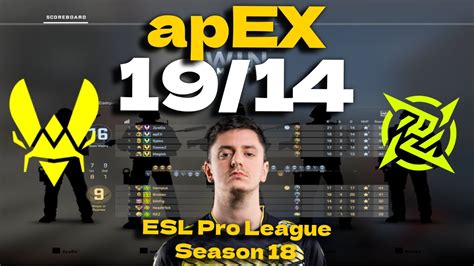 Csgo Pov Vitality Apex Vs Nip Nuke Esl Pro League Season